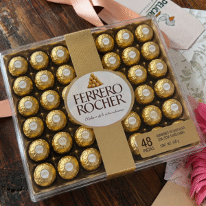 Amarillas chocolates 48pz